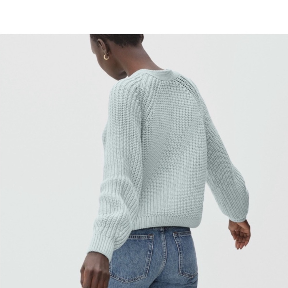 Everlane cotton texture cardigan sweater - Picture 4 of 8